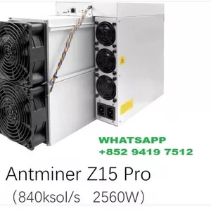 Antminer zcash Z15 Pro 840k (2, 000usdt