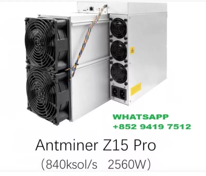Antminer zcash Z15 Pro 840k (2, 000usdt